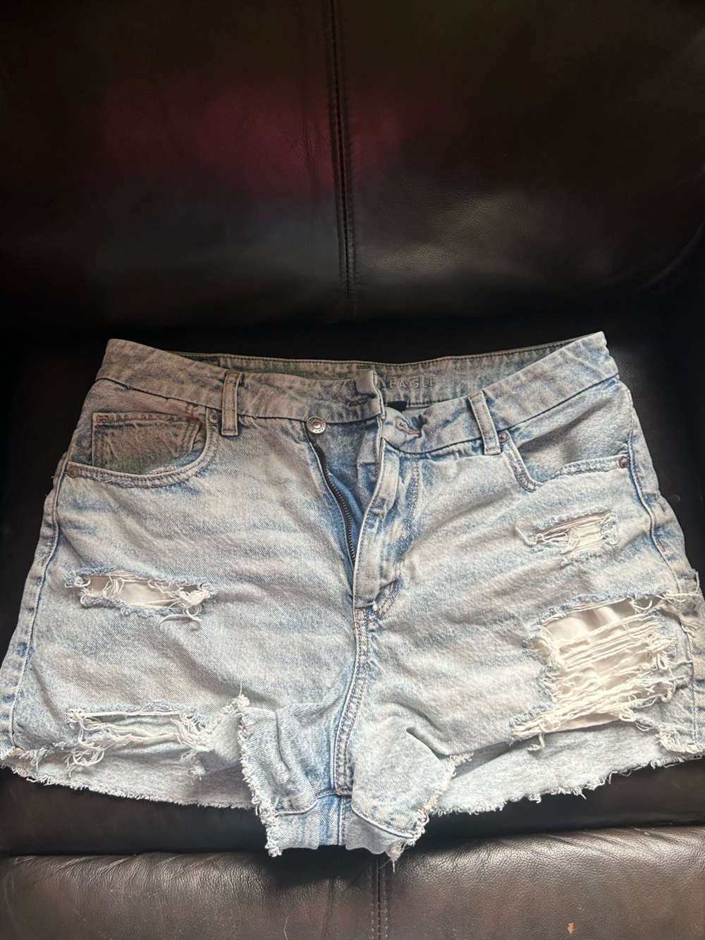 American Eagle Outfitters Light Blue Denim Shorts